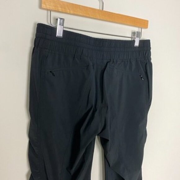 Athleta La Viva Capri Joggers Hiking Active Black Womens 4 Drawstring Elastic - Picture 3 of 6